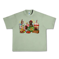 Oil Green Christmas coffee cups with Labrador Urban Heavy Tee - RanaPortraitStore
