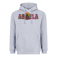 Heather Grey abuela our lady of guadalupe Heavyweight Hoodie - Artiststas