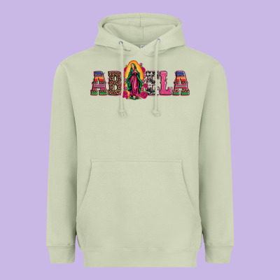 Abuela Our Lady Of Guadalupe Heavyweight Hoodie Designed By Artiststas