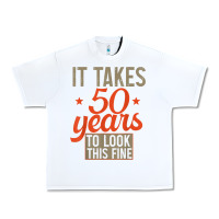 White 50 years old 50th birthday gifts for men and women Urban Heavy Tee - minhPixels