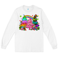 White pride christmas trees Long Sleeve Tee - HowdyJamesFarm