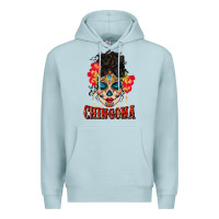 Blue Mist chingona latina bun mama Premium Hoodie - BundleAndBundleShop