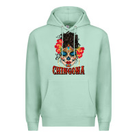 Seafoam chingona latina bun mama Premium Hoodie - BundleAndBundleShop