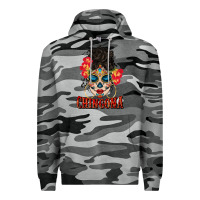 Slate Camo chingona latina bun mama Premium Hoodie - BundleAndBundleShop
