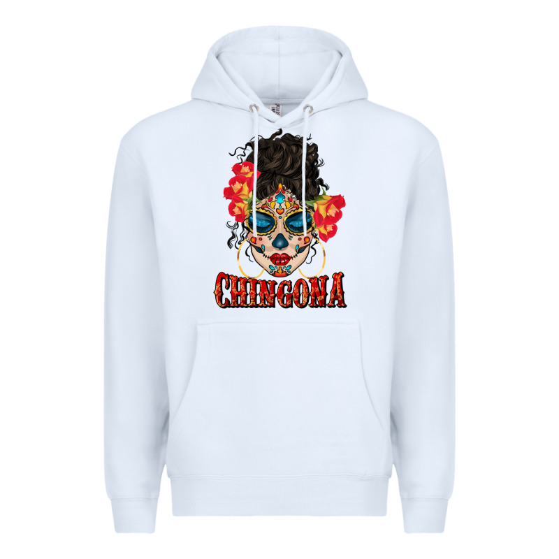 Chingona Latina Bun Mama Premium Hoodie by BundleAndBundleShop | Teevron