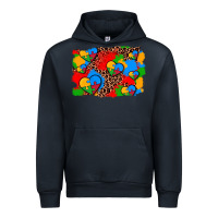Navy autism heart background Urban Hoodie - AdoDesignShop