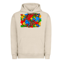 Pigment French Oak autism heart background Urban Hoodie - AdoDesignShop
