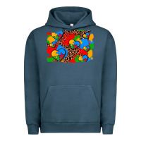 Pigment Midnight Navy autism heart background Urban Hoodie - AdoDesignShop