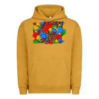 Pigment Peanut Butter autism heart background Urban Hoodie - AdoDesignShop