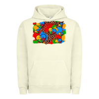 Pigment Pistachio autism heart background Urban Hoodie - AdoDesignShop