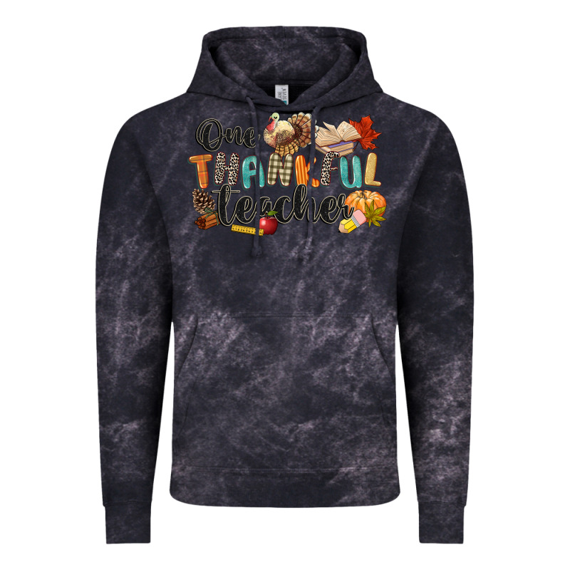 One Thankful Teacher Vintage Hoodie by CowGirlArtShop | Teevron