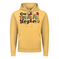 Vintage Mustard one thankful teacher Vintage Hoodie - CowGirlArtShop