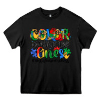 Black color outside the lines Heavy Core Tee - Artiststas