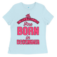 Baby Blue LEGENDS ARE BORN İN DECEMBER Ladies Tee - Bettercallsaul