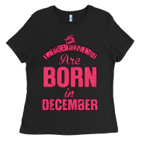 Black LEGENDS ARE BORN İN DECEMBER Ladies Tee - Bettercallsaul