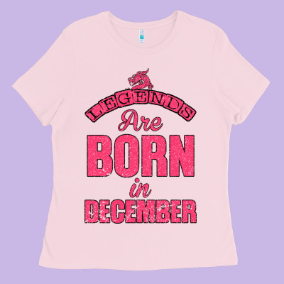 Legends Are Born İn December Ladies Tee Designed By Bettercallsaul