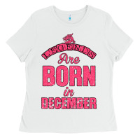 White LEGENDS ARE BORN İN DECEMBER Ladies Tee - Bettercallsaul