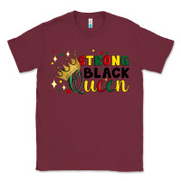 Burgundy strong black queen Classic Tee - Artiststas