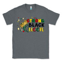 Charcoal Heather strong black queen Classic Tee - Artiststas