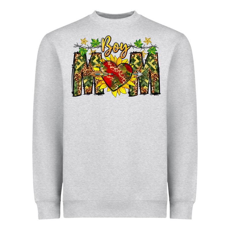 Boy Mom Heavyweight Sweatshirt by CowhideDigitalArt | Teevron