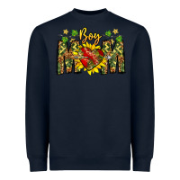 Navy boy mom Heavyweight Sweatshirt - CowhideDigitalArt