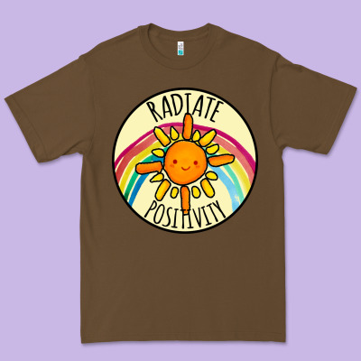 Radiate Positivity Premium Tee Designed By Bettercallsaul