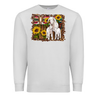 Dove Grey gats baby gots sunflowers wooden serape leopard Premium Sweatshirt - Artiststas