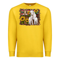 Lemon gats baby gots sunflowers wooden serape leopard Premium Sweatshirt - Artiststas