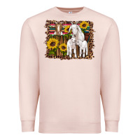 Pale Pink gats baby gots sunflowers wooden serape leopard Premium Sweatshirt - Artiststas