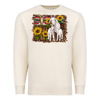 Sandshell gats baby gots sunflowers wooden serape leopard Premium Sweatshirt - Artiststas