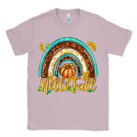 Lilac Hello Fall with Rainbow Classic Tee - texasbilliewilder