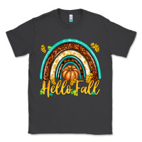 Smoke Hello Fall with Rainbow Classic Tee - texasbilliewilder