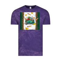 Cloud Purple back to school truck Vintage Tee - TumblerDesignByShophia