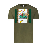 Vintage Olive back to school truck Vintage Tee - TumblerDesignByShophia