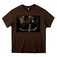 Chocolate Brown Phil Leotardo How About This Humidity Heavy Core Tee - minhPixels