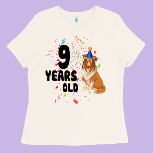 9 Years Old Ladies Tee Designed By Bettercallsaul