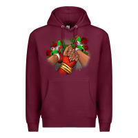 Burgundy Latina Mexican Premium Hoodie - RanaPortraitStore