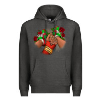 Charcoal Heather Latina Mexican Premium Hoodie - RanaPortraitStore