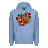Colony Blue Latina Mexican Premium Hoodie - RanaPortraitStore
