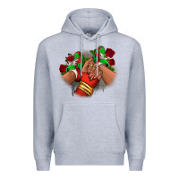 Heather Grey Latina Mexican Premium Hoodie - RanaPortraitStore