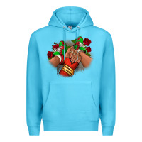 Ocean Blue Latina Mexican Premium Hoodie - RanaPortraitStore