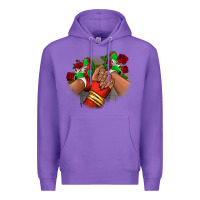 Purple Latina Mexican Premium Hoodie - RanaPortraitStore