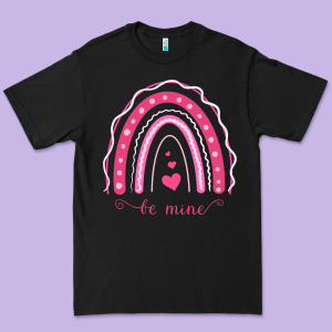 Valentines Day Rainbow Premium Tee Designed By Bettercallsaul
