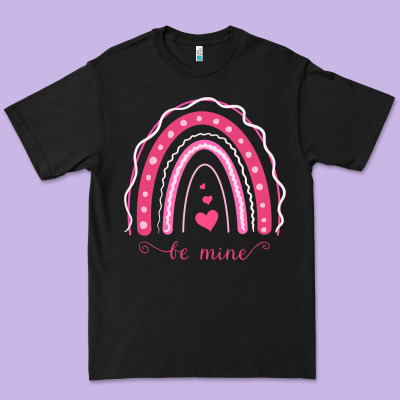 Valentines Day Rainbow Premium Tee Designed By Bettercallsaul