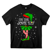 Black matching family group i'm the jovie elf christmas t shirt Heavy Core Tee - minhPixels