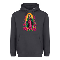 Smoke our lady of guadalupe Heavyweight Hoodie - Artiststas
