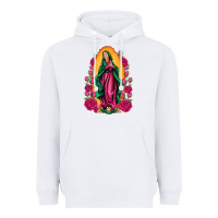 White our lady of guadalupe Heavyweight Hoodie - Artiststas