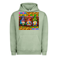Pigment Oil Green autism gnomes Urban Hoodie - AdoDesignShop
