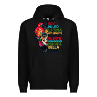 Black sugar skull women hispanic heritage month Premium Hoodie - BundleAndBundleShop