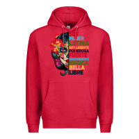 Cardinal sugar skull women hispanic heritage month Premium Hoodie - BundleAndBundleShop